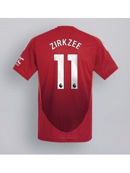 Manchester United Joshua Zirkzee #11 Heimtrikot 2024-25 Kurzarm